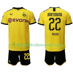 Fußballtrikots Borussia Dortmund Pulisic 22 Kinder 2019-2020 Kurzarm Heimtrikotsatz kaufen